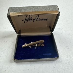 Vintage Gold Tone Lie Clip‎ Clasp